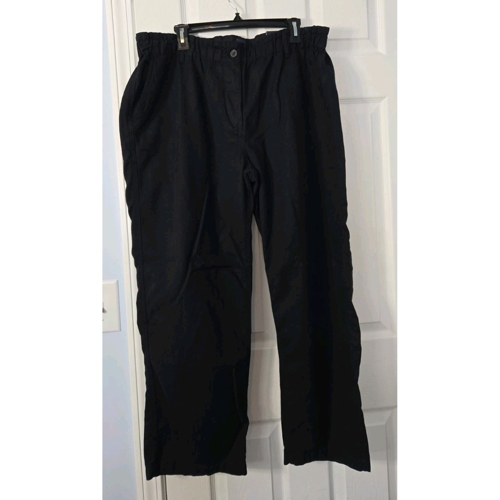 Gap Womans Twill Pants Size XL New With Tags Black